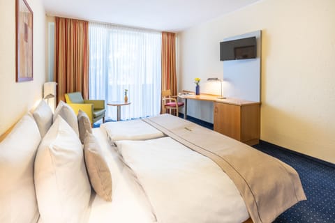 Standard Double or Twin Room | Hypo-allergenic bedding, minibar, in-room safe, desk