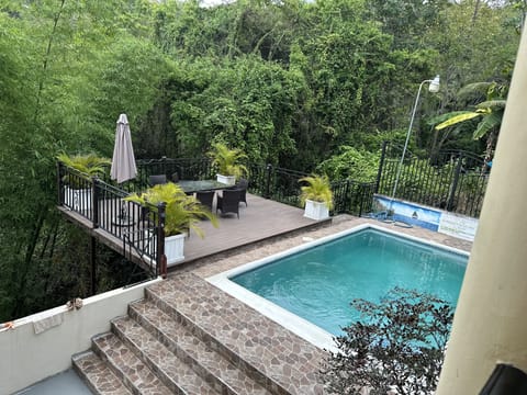 Outdoor seating dining patio sets , ocean view , deck for all entertainment 