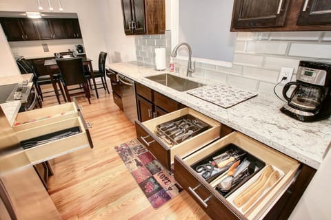 fully stocked kitchen