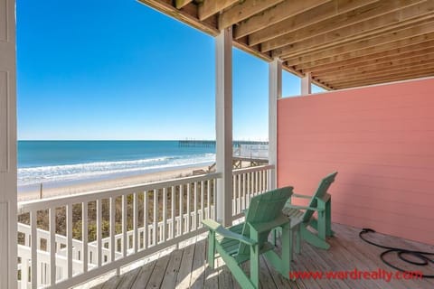 First floor oceanfront covered deck 2