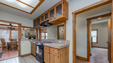 Lots of room to prepare meals in fully stocked kitchen