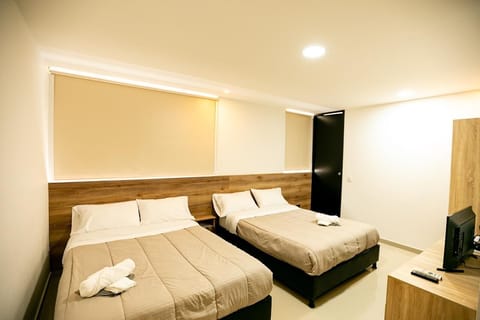 Family Quadruple Room, 2 Double Beds | Iron/ironing board, free WiFi, bed sheets