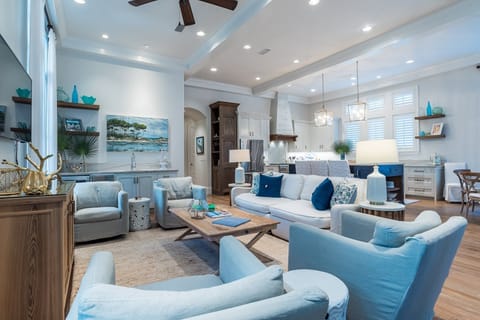 Ground FL Living Room with Wet Bar