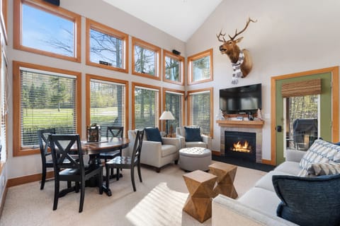 Summer Lodge at Boyne Mountain - A wonderful condo with new furniture upstairs and down.  Outside deck directly on the mountain with gas grill.  Condo is a short walk to all the fun at the base of Boyne Mountain!  Book Today!