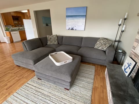 Sectional sofa in family room