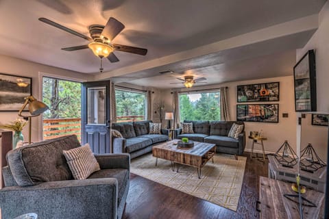Cloudcroft Vacation Rental | 3BR | 2.5BA | 1,790 Sq Ft | Access Only by Stairs
