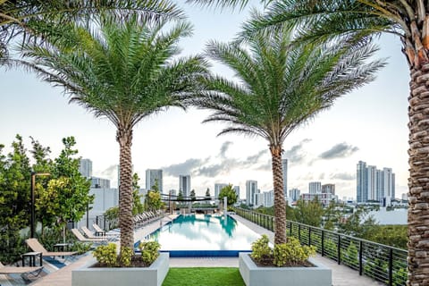 Rooftop pool