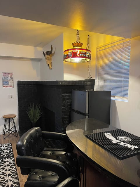 Bar area in rec/game room