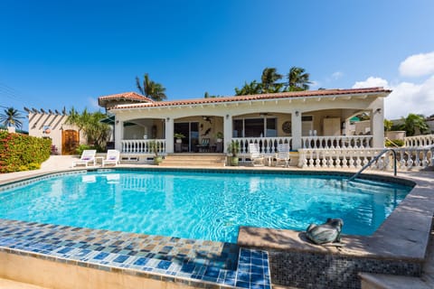 Plenty of patio and outdoor space with many areas to chill, sleep, and get a tan
