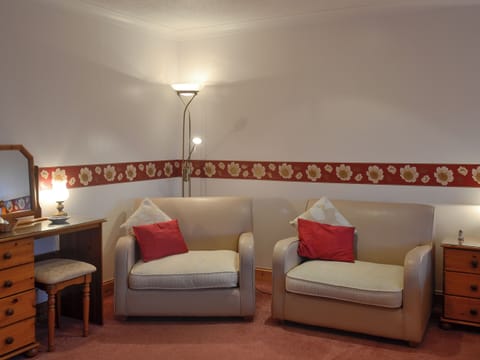 Double bedroom seating area | West Tannacrieff, Fenwick, near Kilmarnock