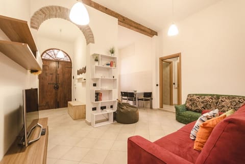 Apartment, 2 Bedrooms | Living area | 50-inch flat-screen TV with digital channels, TV