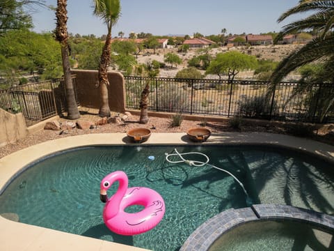 Private Yard with View