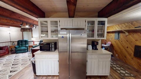 Prepare a home cooked meal in the fully equipped kitchen.