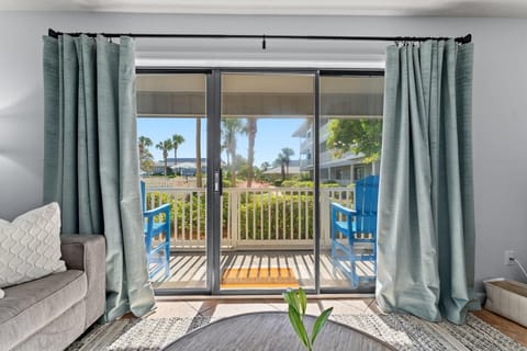 View of Private Patio from Living Area