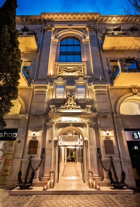 Front of property - evening/night