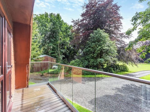 Balcony | Gorse Lodge - Flowerburn Holidays, Rosemarkie, near Fortrose
