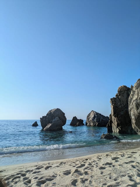 Private beach, sun loungers, beach umbrellas, beach towels