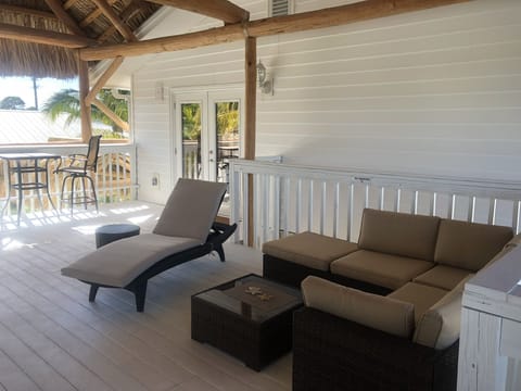 Lounge group under Tiki Hut