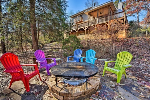 Hayesville Vacation Rental | 4BR | 3.5BA | 2,600 Sq Ft | Stairs to Access