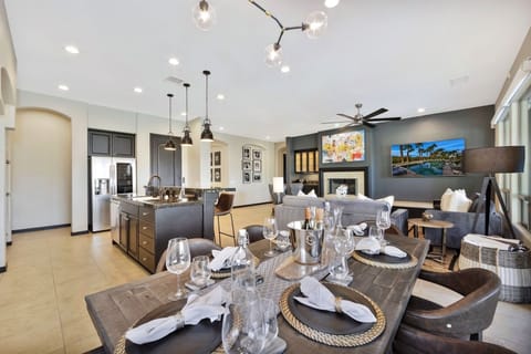 Open floor plan and our concierge service can have the kitchen stocked with your favorite groceries prior to your arrival