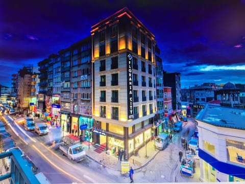 Front of property - evening/night