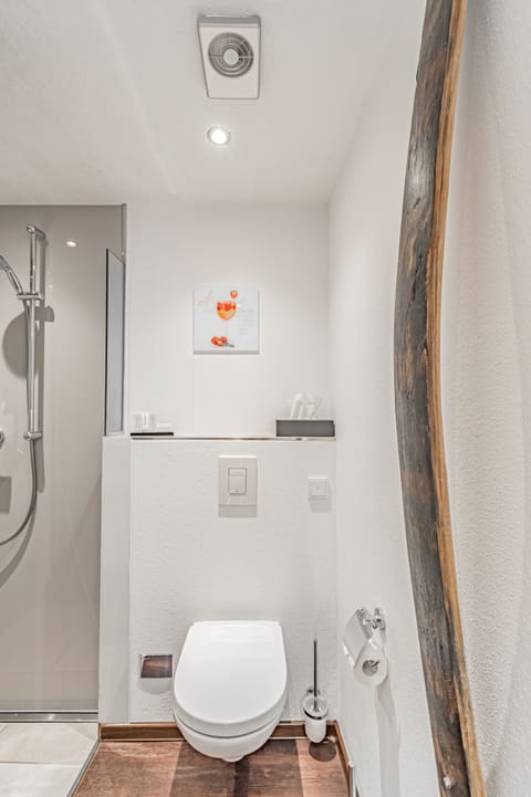 Single Room, Annex Building | Bathroom | Shower, free toiletries, hair dryer, towels