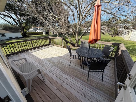 Backyard deck
