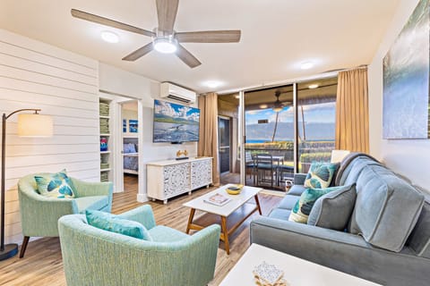 Living room with sofa bed