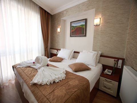Pillowtop beds, minibar, in-room safe, desk