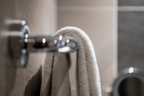 Comfort Double Room | Bathroom | Shower, eco-friendly toiletries, hair dryer, towels