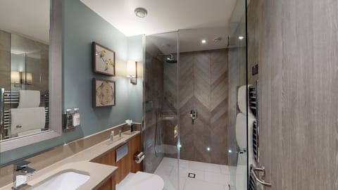 Superior Double Room | Bathroom | Shower, rainfall showerhead, towels