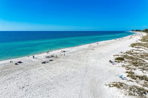 Holmes beach with turquoise waters