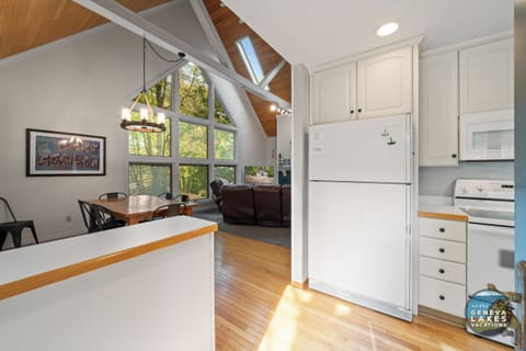 View from entrance to living room