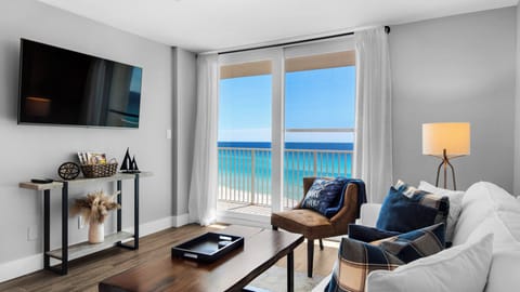 BeachCrest 603 Living Area with Gulf views