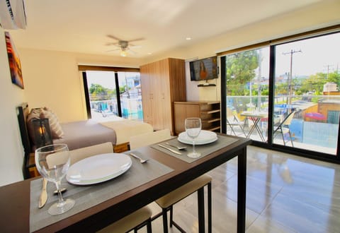 Deluxe Loft, City View | 1 bedroom, in-room safe, iron/ironing board, free WiFi