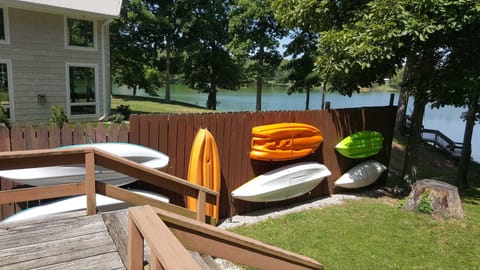 Kayaks included with stay