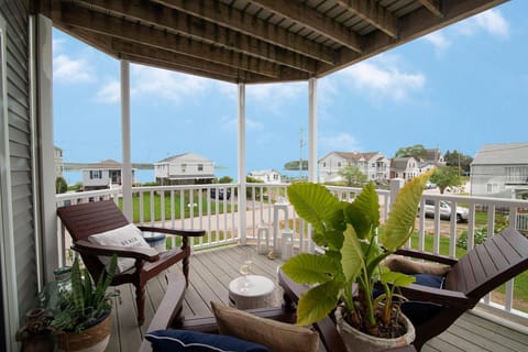 Outdoor deck #1 adjacent to the living room