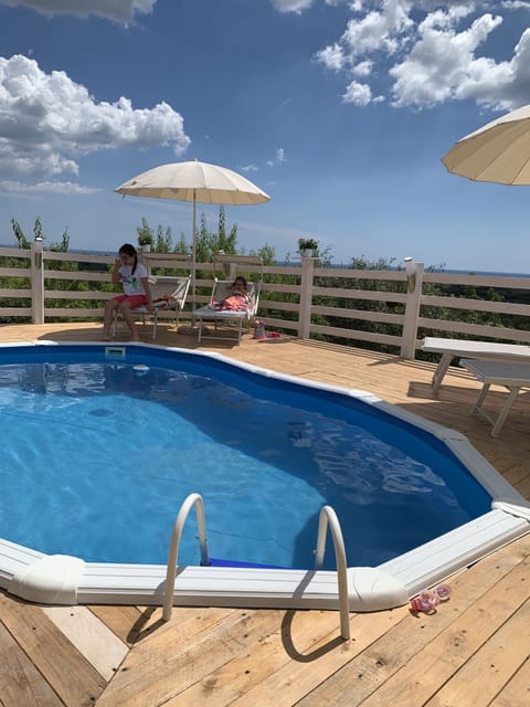 Rooftop pool
