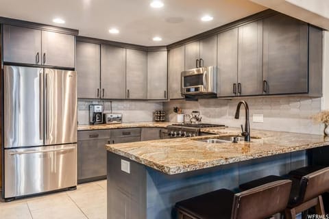 Spacious and updated kitchen