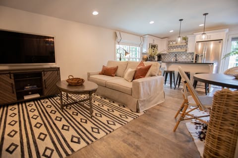 Living Room with pull out couch.