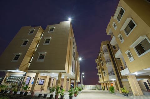Front of property - evening/night