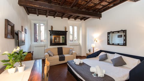 Studio | Living area | Flat-screen TV