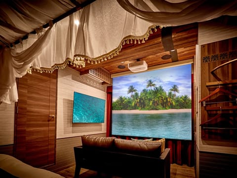Quadruple Room, Smoking (Loyal Theater Type) | Down comforters, desk, laptop workspace, blackout drapes