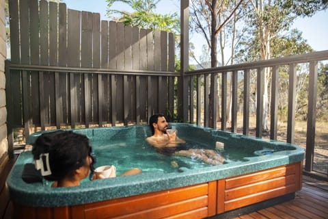 Private spa tub