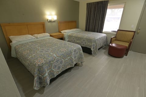 Standard Room, 2 Double Beds, Non Smoking | Desk, laptop workspace, free WiFi