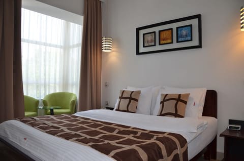 Minibar, in-room safe, desk, laptop workspace