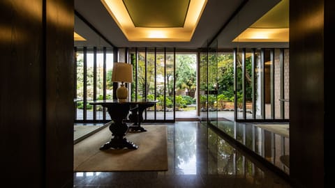 Interior entrance