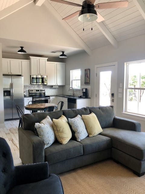 Bright and uncluttered living spaces offer peace and relaxation.