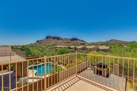 View of Dinosaur Mountain from the upper deck.