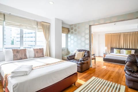 One Bedroom Suite (checkin 8am - 8pm) | Living area | 32-inch LCD TV with cable channels, TV, DVD player